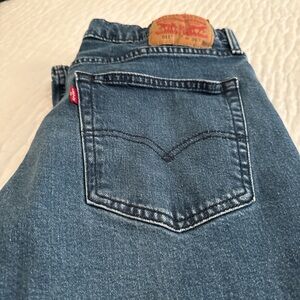 Levi's Classic Blue Slim Straight Jeans